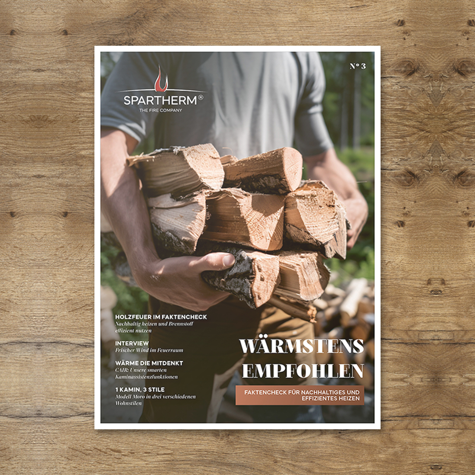 Cover der dritten Ausgabe des Kundenmagazins von Spartherm' class=